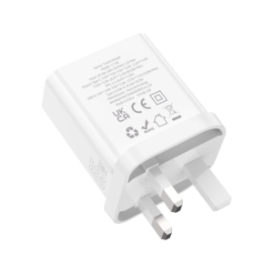 Hoco C113B 65W Type C + USB-A Charging Plug - Image 2