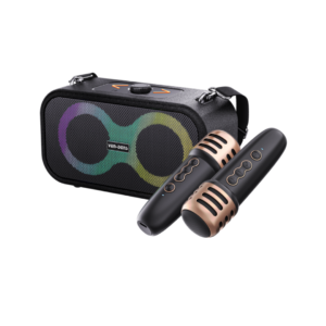 Ven Dens SPK001 LED Stereo Lights Portable Bluetooth Speaker with Dual Microphone - Image 1